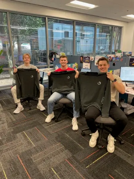 Group of Atlanta IT Staffing employees sitting at desks