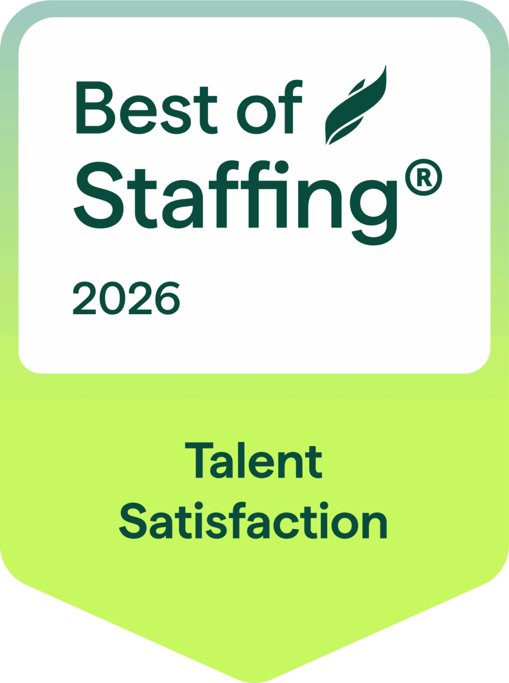 Best of Staffing 2026 Talent Satisfaction