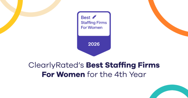 ClearlyRated’s Best Staffing Firms For Women for the 4th Year